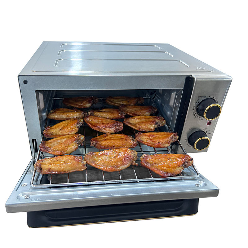 OEM 작은 부엌 기구 공기 프라이팬 오븐 12L 2 수동 Cortrol 손잡이