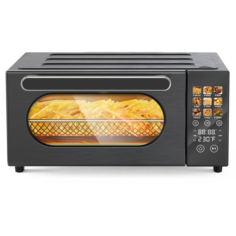 터치 스크린 1800W 12l 전력 공기 프라이어 오븐 가정용 스테인레스 스틸 소형 부엌